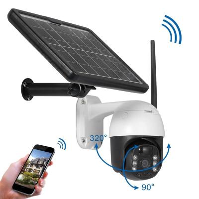 China NIGHT VISION Solar Wifi CCTV Camera 2MP 1080P Outdoor Waterproof IP Camera with Solar Panel Mobile Phone APP Control Two Way Audio for sale