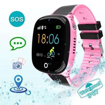 China GPS Navigation Kid GPS Tracker Android Smart Watch Waterproof HW11 Swimming Pool Make Up Phone Touch Screen Kids Watch for sale