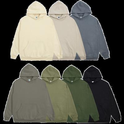 China Anti-Wrinkle White Custom Cotton 400gsm Heavy Drop Shoulder Hoodies Men's 100% Unisex Hoodies for sale