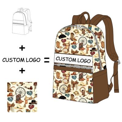 China For School and Travel New Arrival Custom Striped School Bag Toddler Backpack Kids Monogram Backpack for sale