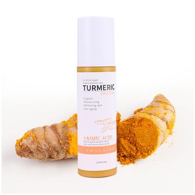 China Korean Moisturizer Skin Care Set Turmeric Root Emulsion Hydrating Repairing Vitamin C Lotion Lightening Sets Turmeric Lotion for sale