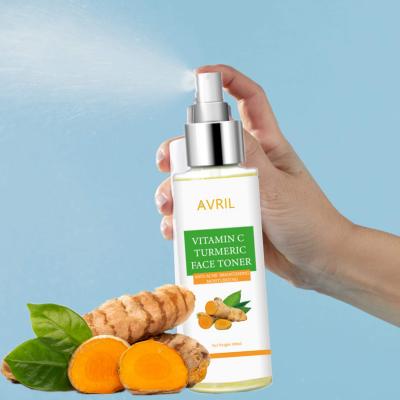 China Herbal Extract Ginger Toner Spray Vitamin C Toner Moisturizing Facial Turmeric Mist Turmeric Skin Care Facial Toner for sale