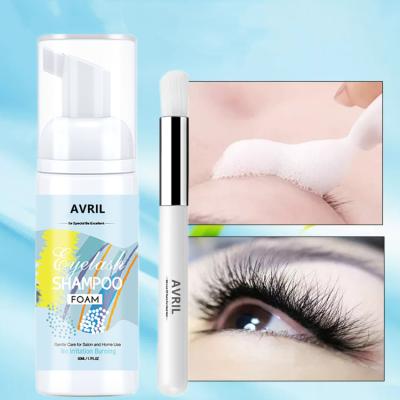 China OEM Hot Organic Eyelash Lash Wick Bath Lash Foam Detergent Organic Herbal Wick Shampoo for sale