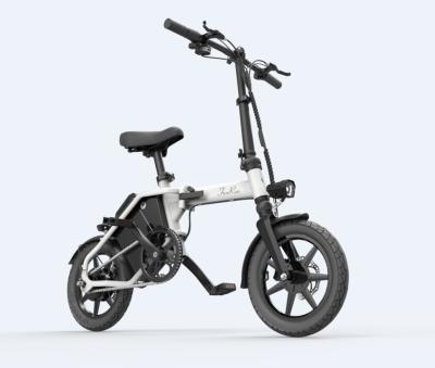 China Aluminum Alloy Funrun 14 Inch Folding Electric Bike Cycle Electric Bicycle 48V 350W Fat Tire for sale