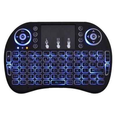 China High Quality Wireless I8 Keyboard Wireless With Touchpad Small Size Slim Wireless Keyboard For Laptop Computer And Game for sale