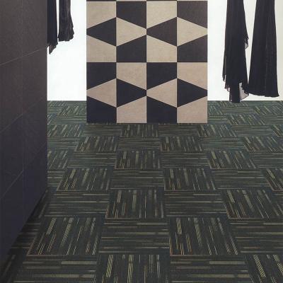 China Haima Non-slip Mat Commercial Nylon Carpet Tile Cover For Banquet Hall Flooring for sale