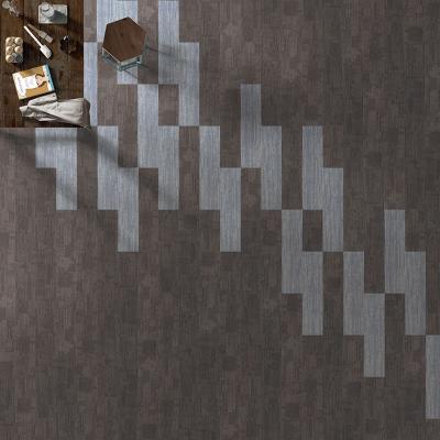 China Haima Modern Rug Resistance Office Nylon Carpet Tile 50*50cm/25*100cm/100*100cm/61*61cm Abrasive Carpet Cover Tiles for sale