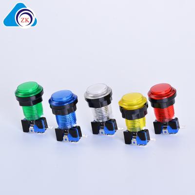 China Competitive Price With High Quality 12 Volt Factory Direct 26Mm Arcade Push Button Switches for sale