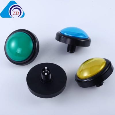 China Factory Price Arcade Push Button Illuminated 12V Plastic Light Switch Big Red Button Sets for sale