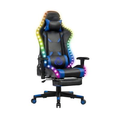 China (Size) Adjustable Jugador De Computadora Silla F Eyelash Juego Tela Silla P rpura Coreana Lujo Led RGB Sillas Gamer Rogue Luces Gatos Venta Ni Like Pisos for sale