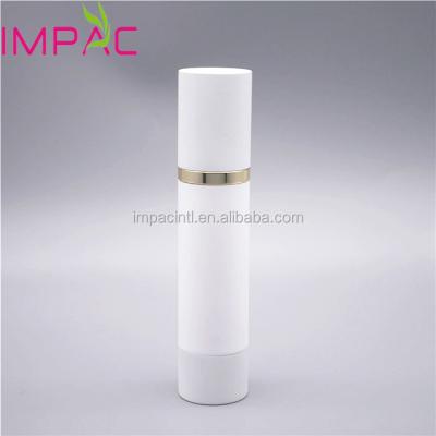 China White Luxury Airless 50ml Personal Care Matte Bottle With Cream Dispenser For Body Lotion for sale