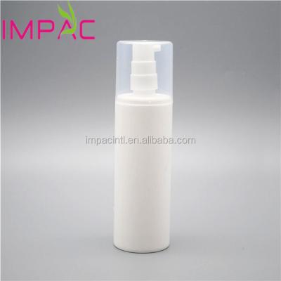 China Personal Care Cylinder 150ml Airless Pump Bottle For Crimp Neck Thick Cream Bottle for sale