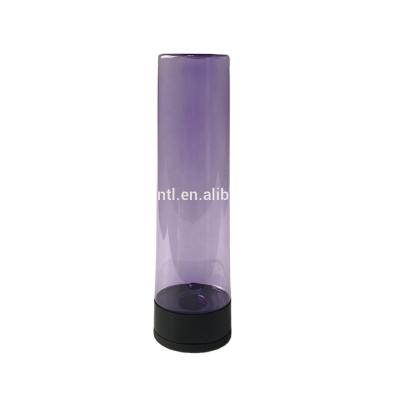 China Personal Care PET Plastic Transparent 200ml Shampoo Inside Out Bottle for sale