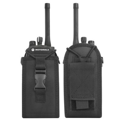 China Universal Nylon Two Way Radio Walkie Talkie Belt Case Bag For BAOFENG MOTOROLA KENWOOD ICOM HYT PUXING RADIO for sale