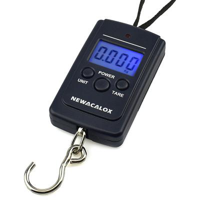 China Cheap Weight Wholesale 40KG Electronic Luggage Scale Measuring Hanging Scale For Outdoor Fish Travel for sale