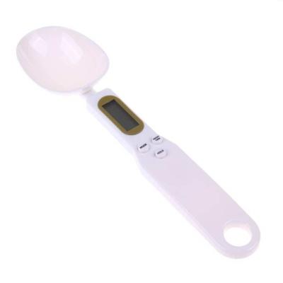 China WITH LID Banking Measuring Scale Digital 500g 0.1g Kitchen Spoon Adjustable Weighing Portable Scale for sale