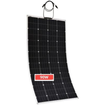 China Wholesale price 175W 90w 100w flexible cell solar panels waterproof flexible solar panel for parking lots for sale