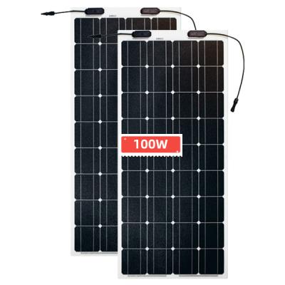 China 100w Soft Flexible Solar Panel Solar Panel Kit Module Flexible Solar Flexible Panel Module Solar Panels for sale