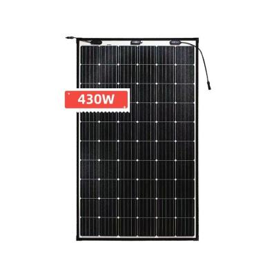 China Flexible Flexible Solar Panels MC4 Compatible Waterproof 430w Monocrystalline Silicon Solar Panel For Facade for sale