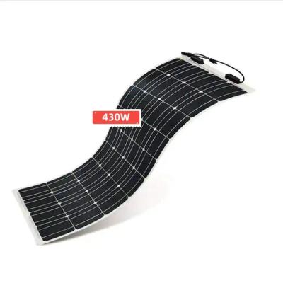 China Factory Outlet Flexible Thin Film 430w Lightweight Solar Flexible Solar Panel For Parking Lots for sale