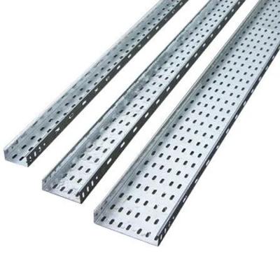 China Stainless Steel Aluminum FRP Perforated Cable Tray High Quality Light Duty GI Perforated Cable Tray Support System for sale