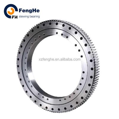 China Hotels Crossed Slewing Roller Bearing Ring Tunnel Boring Machines , Solar Power Generation Single Row Ball Slewing Bearing for sale