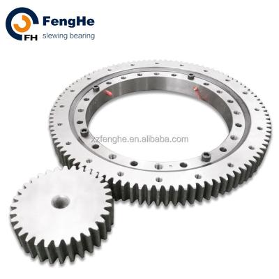 China Lightweight Four Point Touch Slew Bearings , Slewing Rings Gear For Crane for sale