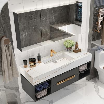 China Modern Bathroom Vanity Set Modern Luxury Bathroom Cabinet Furniture for sale