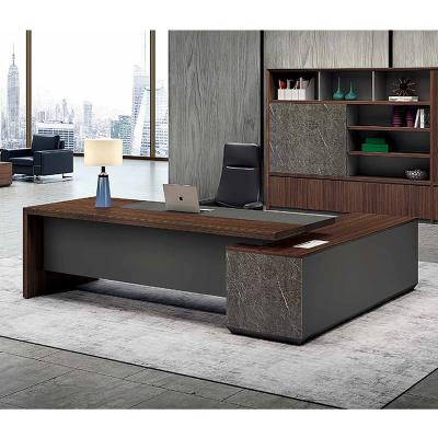 China New 2021 Strong Stability CEO Boss Furniture Executive Office Luxury Modern Wooden Desk for sale