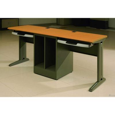 China Simple Stability Design Office Computer Table Strong Seats Two Person School Furniture Cheap for sale