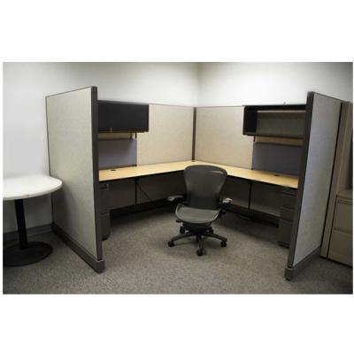 China Commercial Furniture Office Furniture Modular Workstation , L Shape Desk Compartment for sale