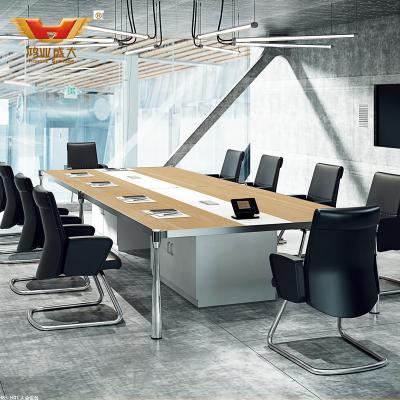 China Strong Stability Melamine Office Table Conference Table Design Meeting Table for sale