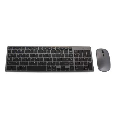 China Waterproof Dual Models RMD9 2.4G +5.0 BT Keyboard and Combo Rechargeable Mouse Chocolate Keyboard Ultra Thin Design for sale