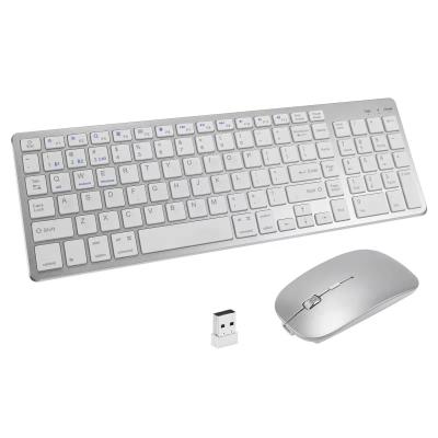 China Waterproof RMD9 keyboard mouse combined with 2.4G +5.0 BT models rechargeable double chocolate and ultra slim design for sale