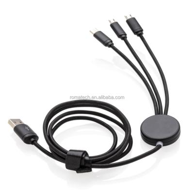 China 3 dressers in 1 round lighting logo charging usb cable for sale