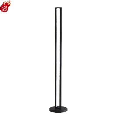 China Fast Shipping Post Modern Cheap Price Square Black Sunset Floor Lamp Manufacturer In China for sale