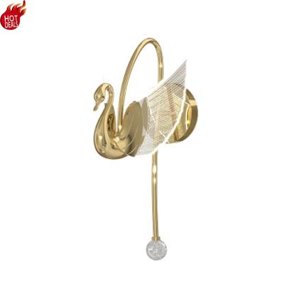 China Modern High Quality Magnetic Switch Wall Light Ring Led Wall Light Brass Wall Scone Lights for sale