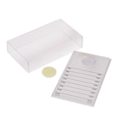 China Luxury Acrylic Feather Eyelash Tray Holder Palette Lucite Eyelash Extension Box Trays Wick Tile for sale