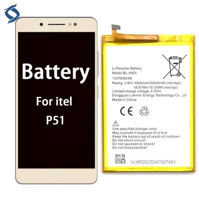 China Original mobile phone cell phone battery for itel p51 BL-49Di for sale