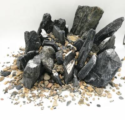 China Viable Aquarium Rock EQ30069 Black Ax Stone for sale