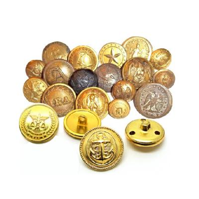 China Washable Custom Garment Metal Coat Fashion Toggle Button for sale