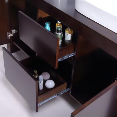 China Modern Modern Wood Bathroom Vanities Double Sink Waterproof Bathroom Cabinet for sale