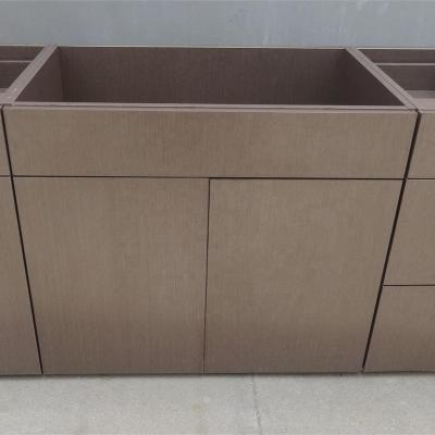 China PANEL Modern kitchen furniture selling custom kitchen cabinet material in melamine board hotel kitchen cabinet for sale