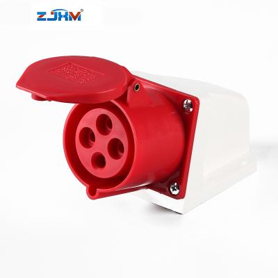 China ZJXM 125 134 Industrial Industrial Male And Female Outdoor Socket Outlet ip67 415v 16a 380v 220v 124 for sale