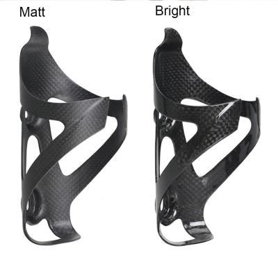 China Suiper Light Up Full Carbon Fiber MTB Road Bike Bicycle Bottle Cage Ultra Light Matte Carbon Bottle Cage Bottle Holder for sale