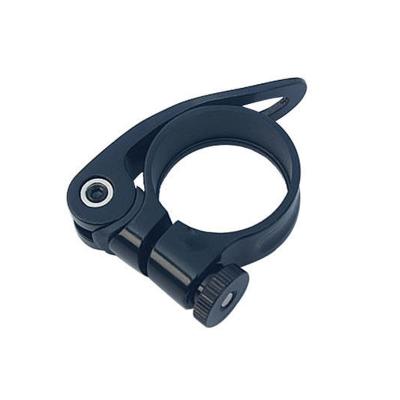 China AL 6061 Bicycle Seat Post Clamp Tube Clip Quick Release Aluminum Alloy MTB Seatpost Clamp Mountain Road Bike Parts Accessory 34.9/31.8mm for sale