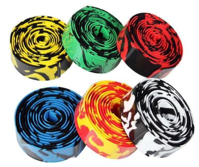 China PU+Colorful EVA Hot Sale Road Bike REAR Bar Tape for sale