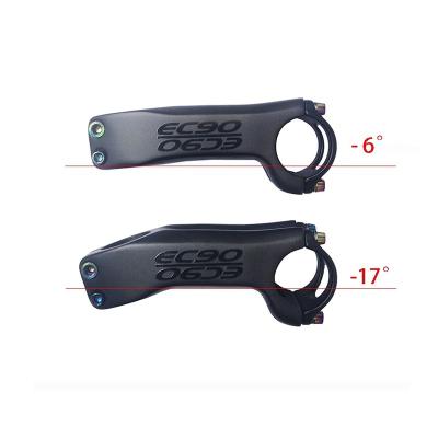 China Carbon Fiber Carbon MTB Road Bike Bicycle Stem 6/17 Degree 31.8MM Road Bike Carbon Stem Positive /negative Grip Stem for sale