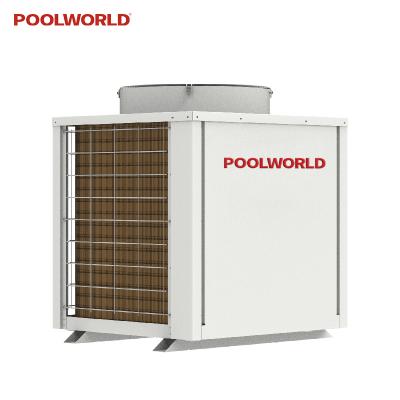 China POOL WORLD Outdoor Commercial Centralize Water Heater Warmepumpe Heat Pump Floor Swimming Pool Heatpump for sale