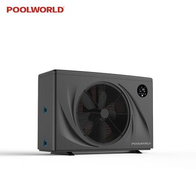 China Outdoor WORLD POOL Commercial ABS Plastic Casing Heat Pump Compressor Inverter Pool Heater 6 KW Heatpump Home for sale